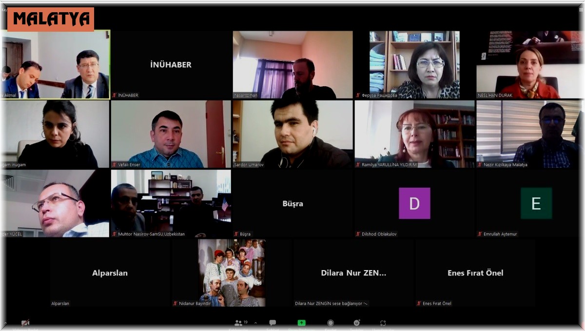 İnönü Üniversitesi ve Samarqand Devlet Üniversitesi arasında kültürel işbirliği