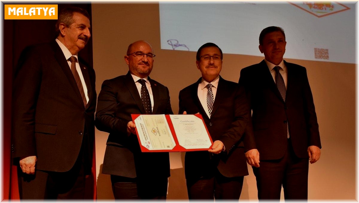 İnönü Üniversitesine Çevre Belgesi teslim edildi