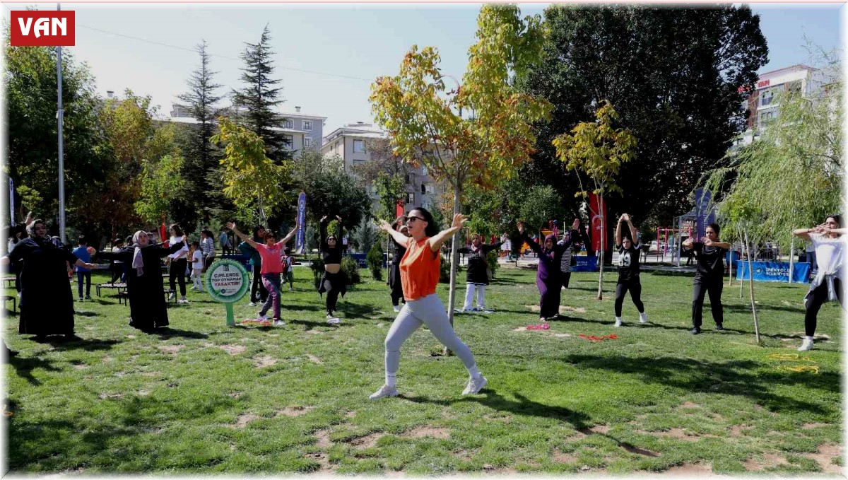 İpekyolu'nda Avrupa Hareketlilik Haftası etkinlikleri sabah sporuyla başladı
