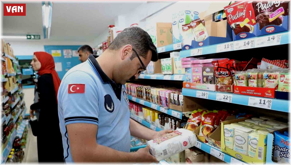 İpekyolu'nda bayram öncesi market denetimi