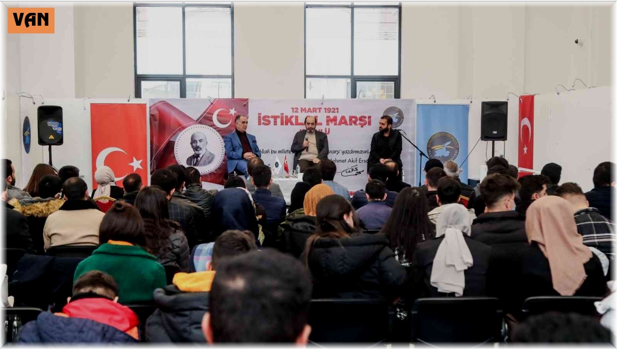 İpekyolu'nda 'İstiklal Marşı'nın Kabulü' konulu söyleşi