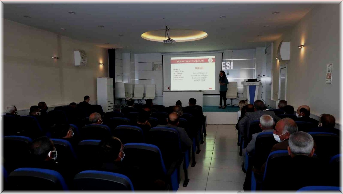 İpekyolu'nda "Kadına yönelik şiddet ve erken yaşta evlilikle mücadele" semineri düzenlendi