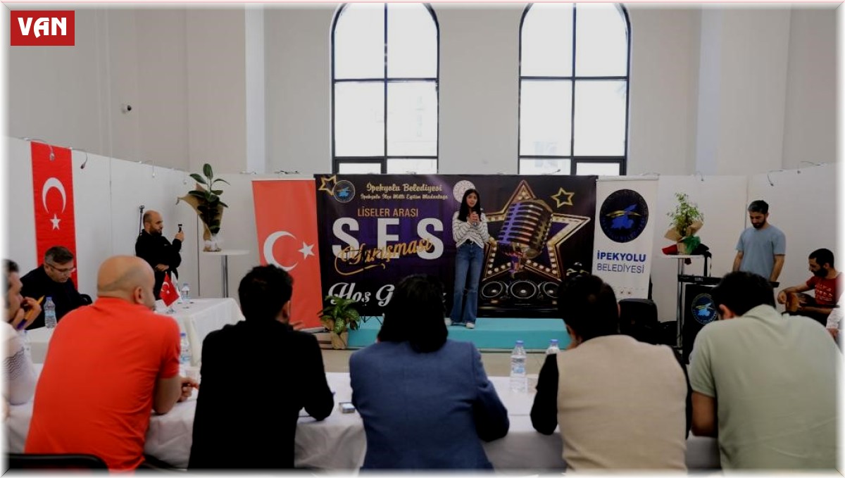 İpekyolu'nda 'Liseler Arası Ses Yarışması' başladı