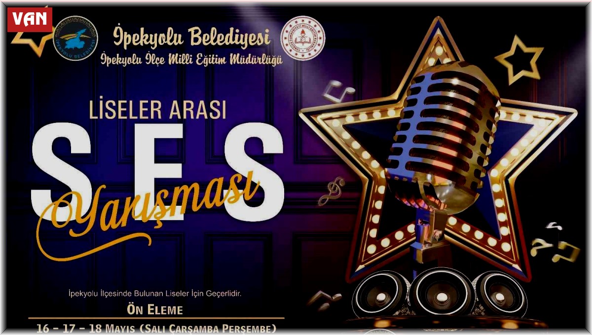 İpekyolu'nda 'Liseler Arası Ses Yarışması' başlıyor