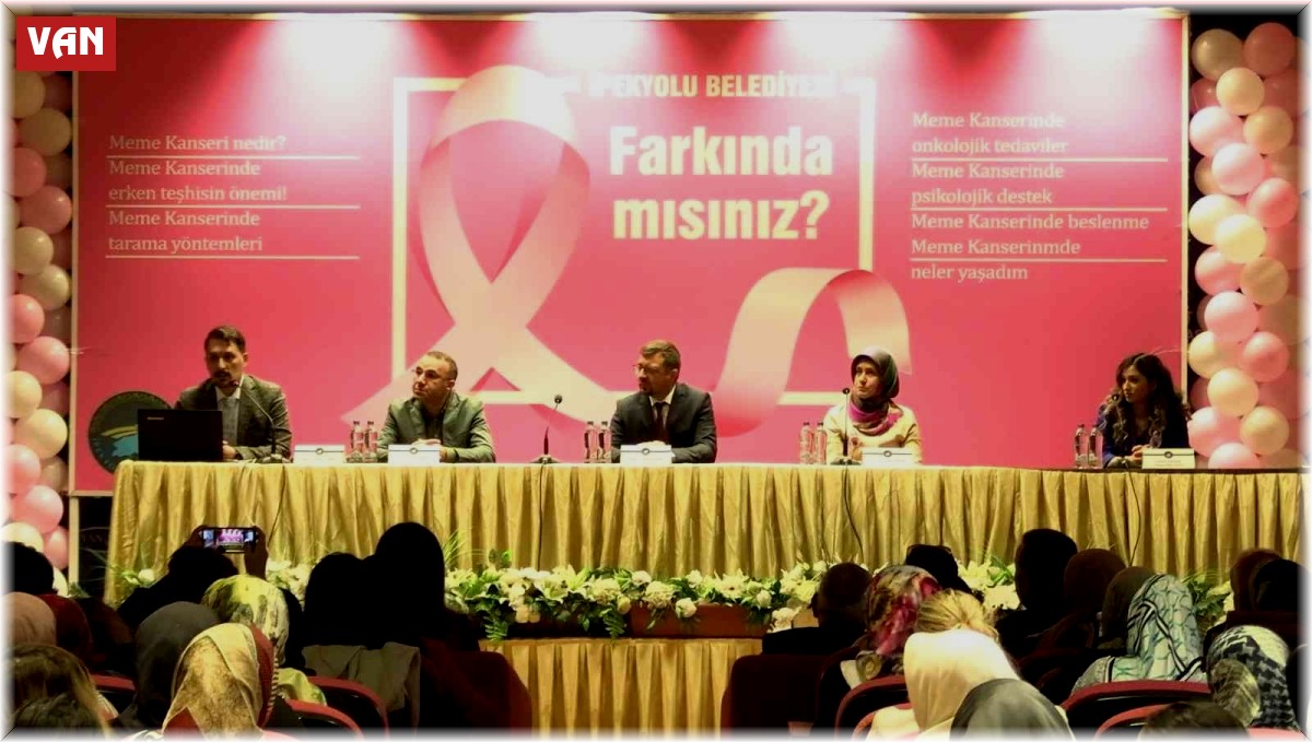 İpekyolu'nda 'Meme Kanseri Farkındalık Semineri' düzenlendi