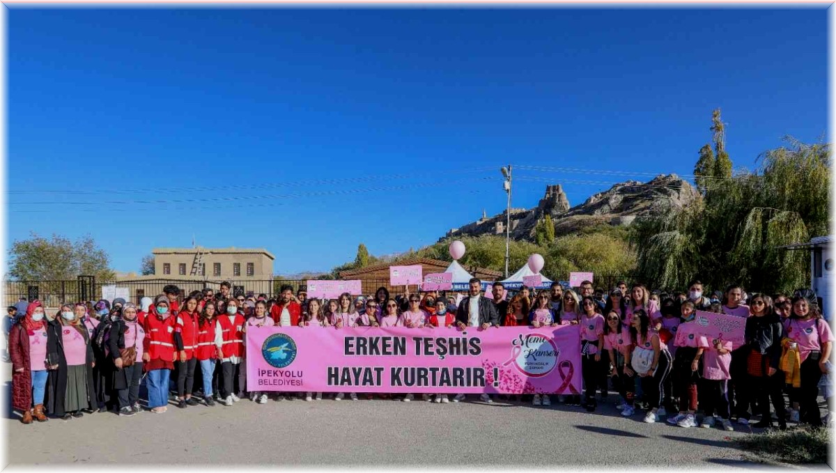 İpekyolu'nda meme kanseri için farkındalık etkinliği
