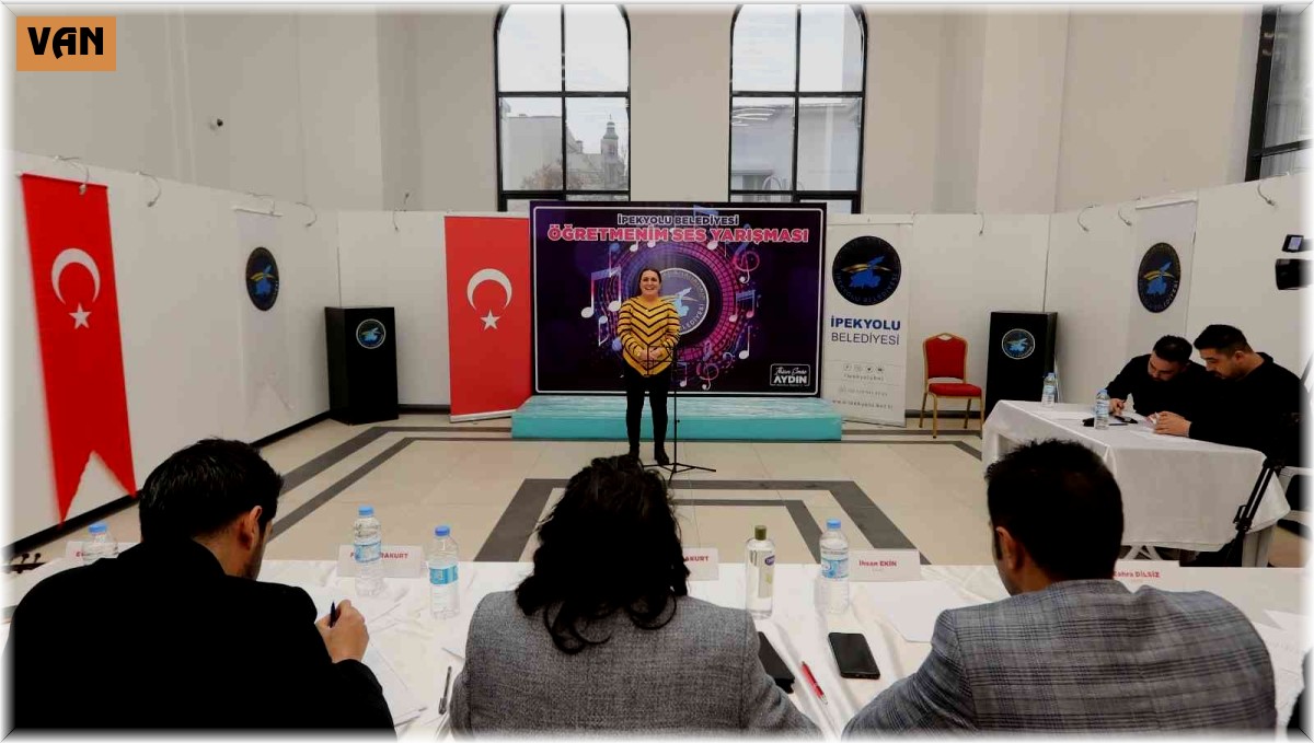 İpekyolu'nda 'Öğretmenim Ses Yarışması' heyecanı