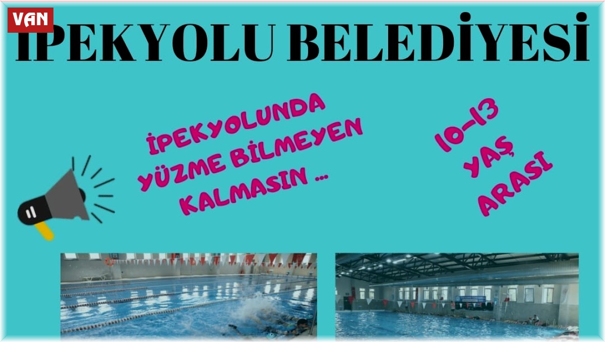 İpekyolu'nda "Yüzme Bilmeyen Kalmasın" projesi
