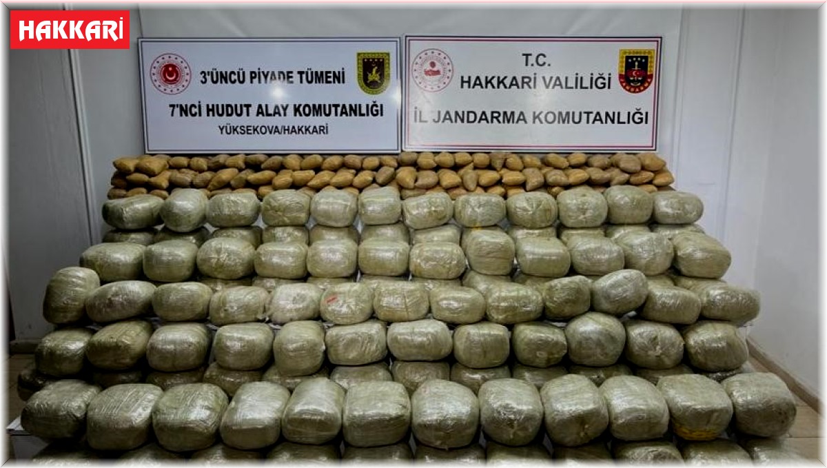 İran'dan katırlarla yurda sokulmaya çalışılan 650 kilo toz esrar ele geçirildi