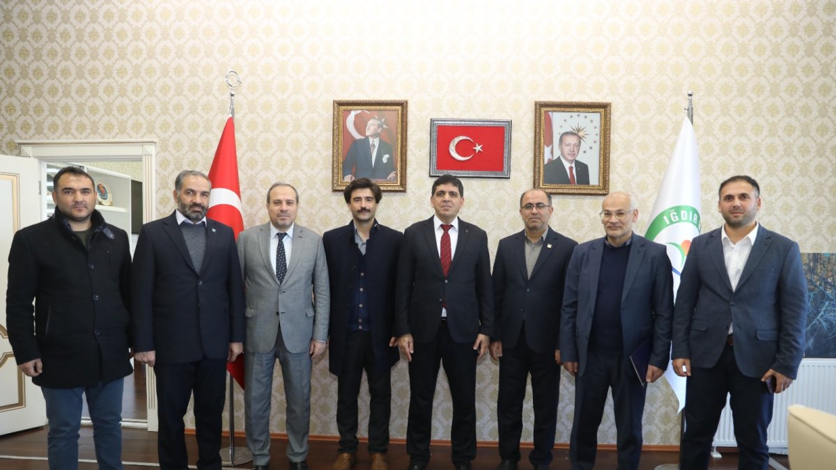 İran Tebriz Tıbbi Bilimler Üniversitesi Heyetinden Iğdır Üniversitesine Ziyaret