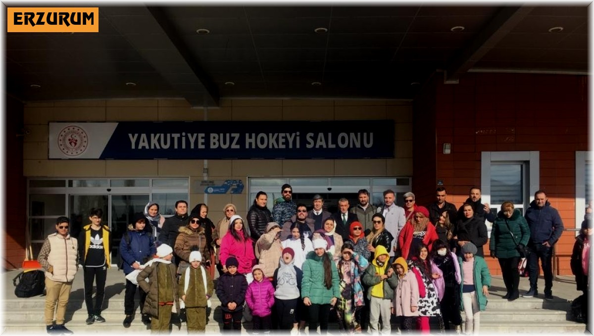 İranlılar Yakutiye Buz Hokeyi Salonuna hayran kaldı