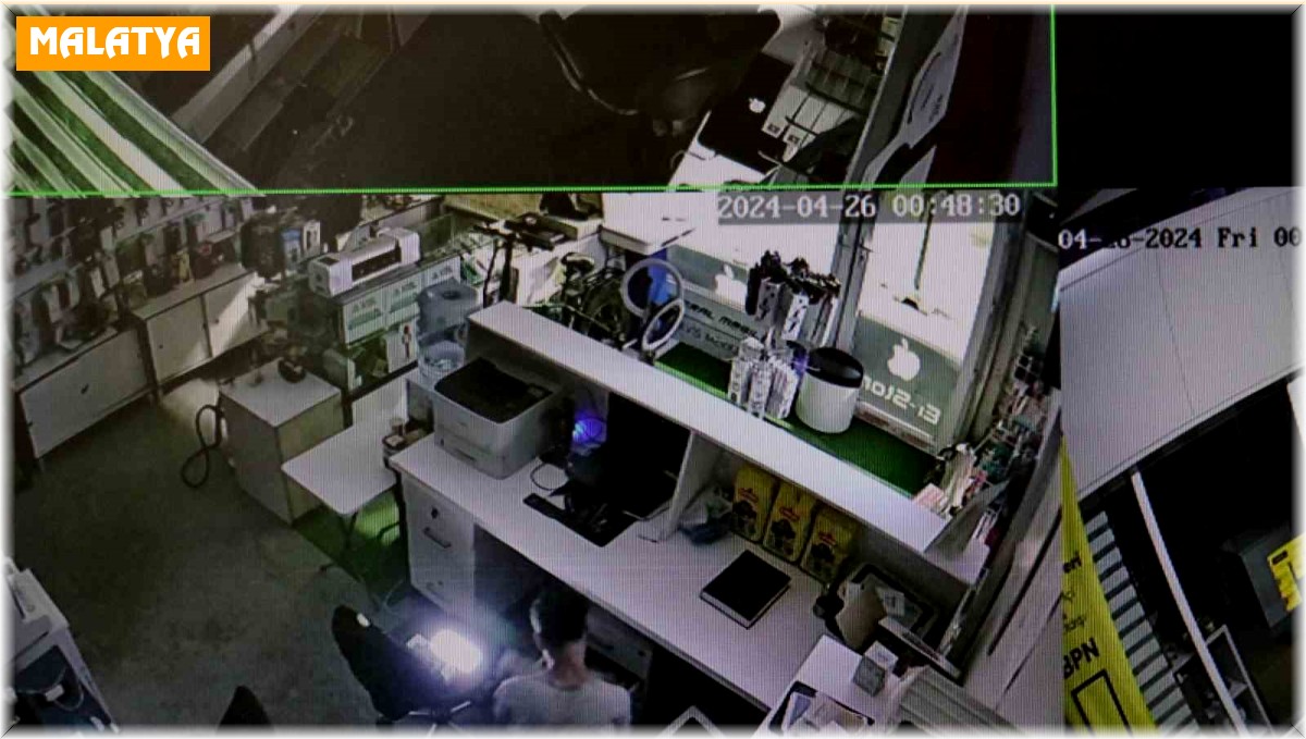 İş merkezinde hırsızlık yapan şahıs yakalandı