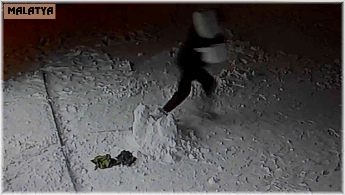 İş yeri önündeki kardan adamı bile çaldılar