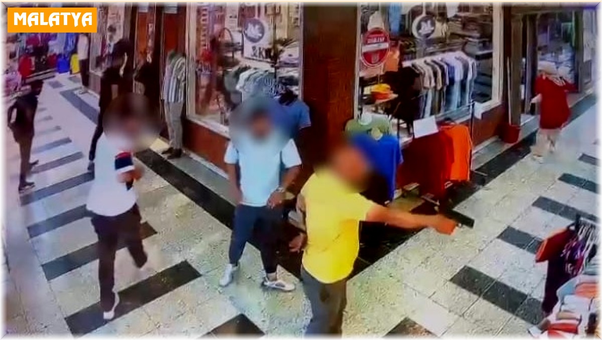 İş yerine silahlı saldırı kamerada