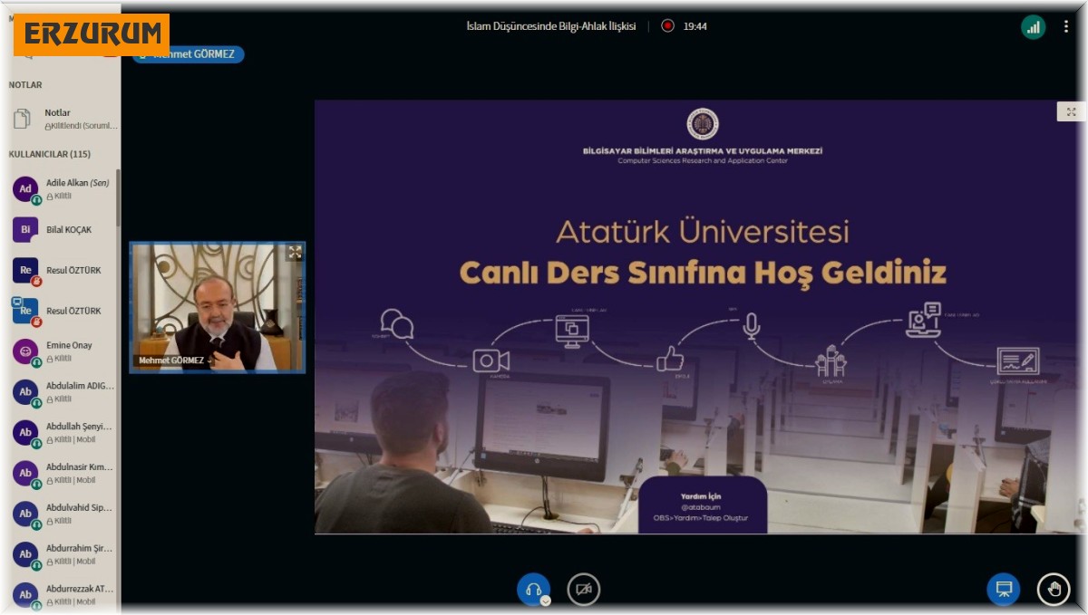 İslam Düşüncesinde Bilgi-Ahlak konulu konferans düzenlendi