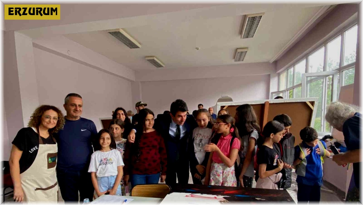 İspir'li öğrenciler sanatçılarla buluştu