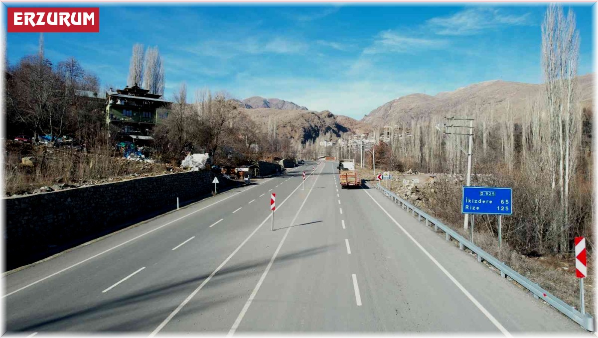İspir-Rize il sınırı yolu ile seyahat süresi yarı yarıya azalacak