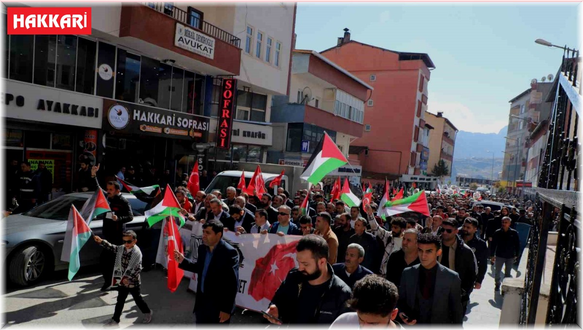 İsrail'in Gazze'deki katliamları Van, Hakkari, Bitlis ve Muş'ta protesto edildi