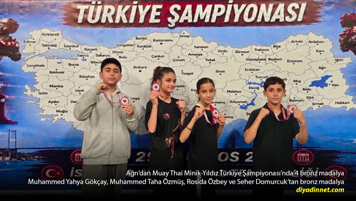 İstanbul'daki Türkiye Şampiyonası'nda Ağrı Damgası: 4 Sporcu Madalya Kazandı