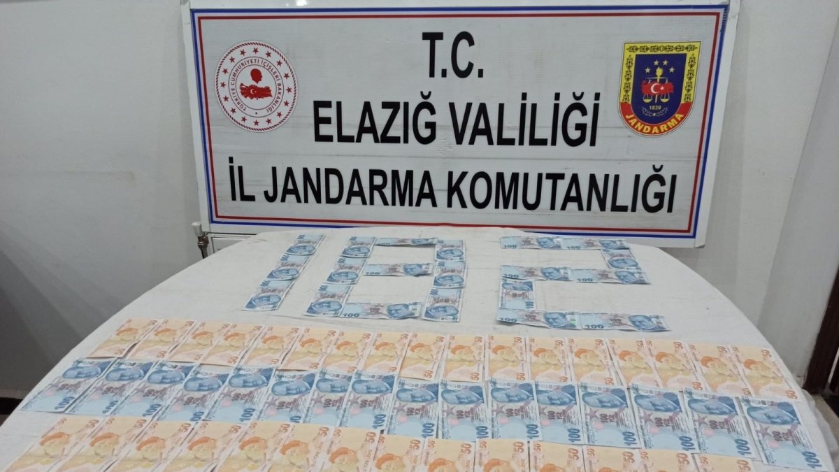 İstanbul'dan Elazığ'a 26 bin TL sahte para getiren şüpheli yakalandı