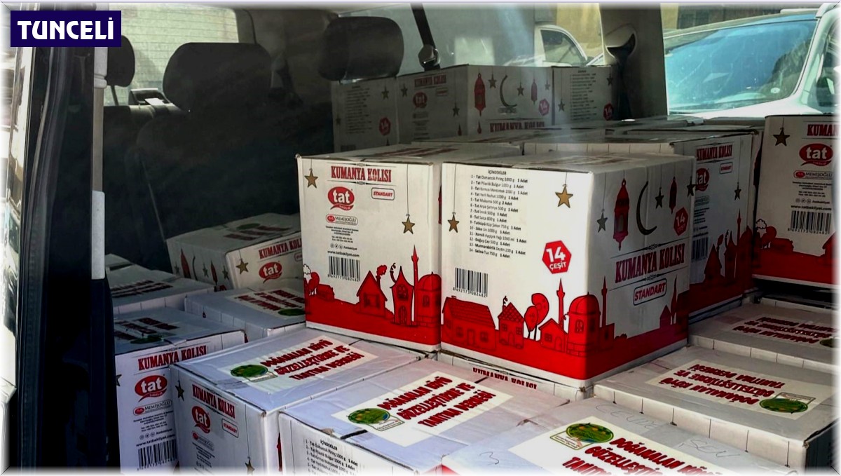 İstanbul'dan Tunceli'ye yardım desteği