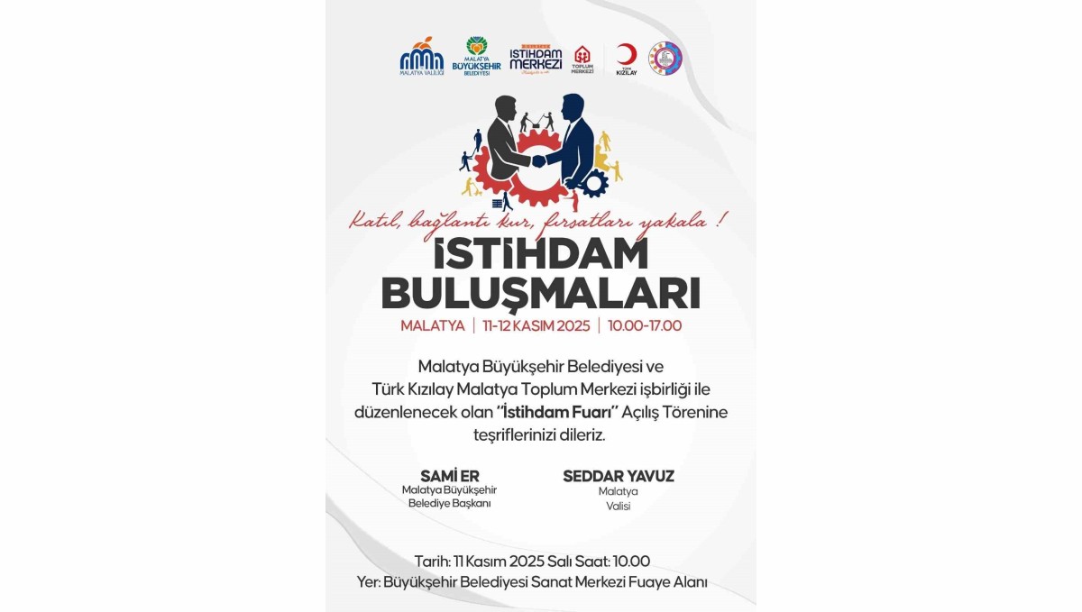 İstihdam buluşmaları Malatya'da başlıyor