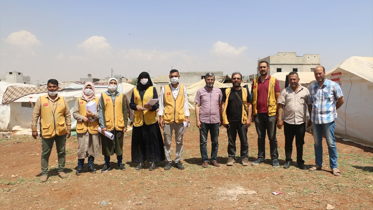 İyilik Derneğinden Suriye'deki ihtiyaç sahiplerine gıda kolisi ve temizlik seti