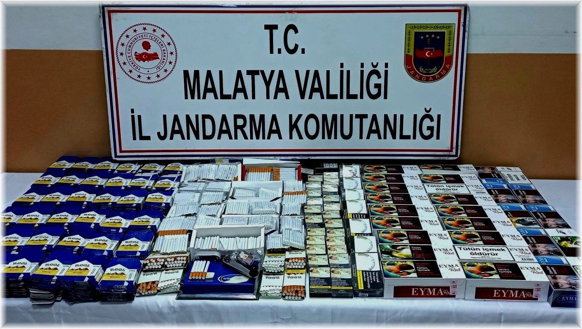 Jandarma'dan kaçak sigara operasyonu