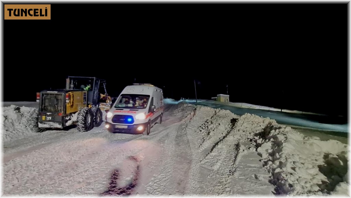 Jandarma ekipleri hasta kurtarmaya devam ediyor