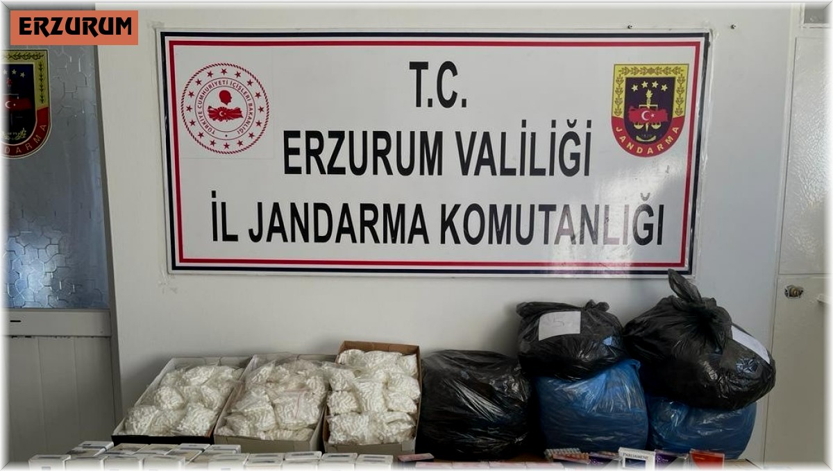 Jandarma ekiplerinden kaçak sigara operasyonu