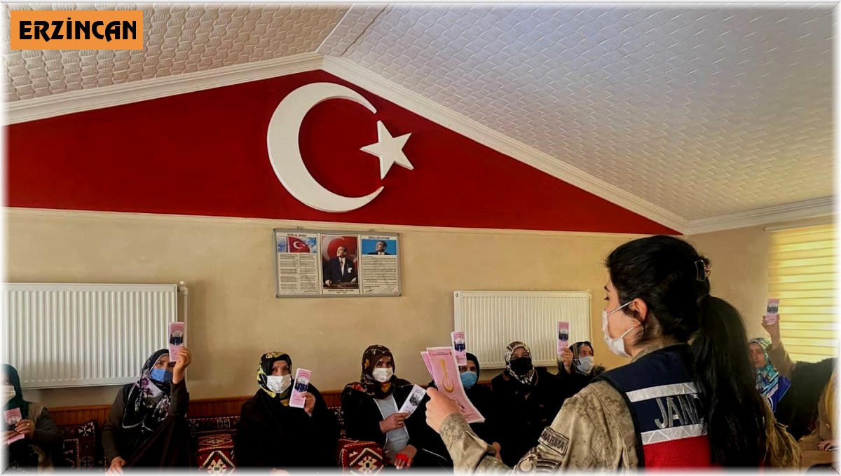 Jandarma ekiplerinden kadınlara narkotik eğitimi