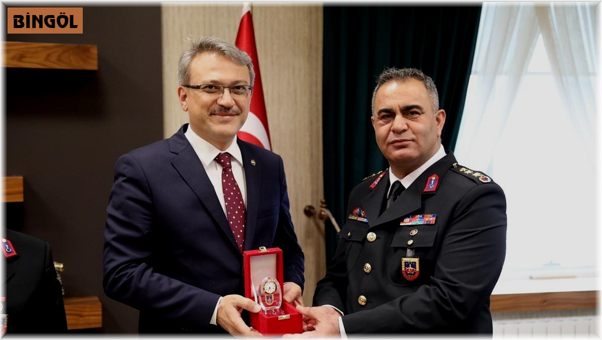 Jandarma Komutanı Şahin, Vali Ekinci ile bir araya geldi