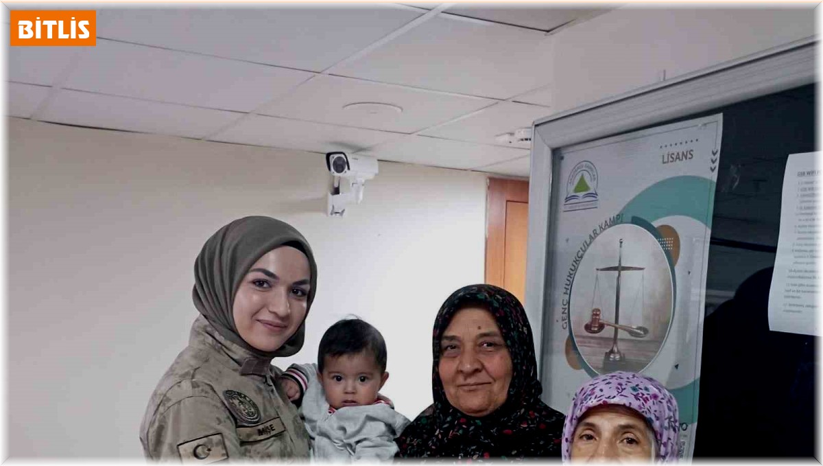 Jandarmadan depremzedelere ziyaret