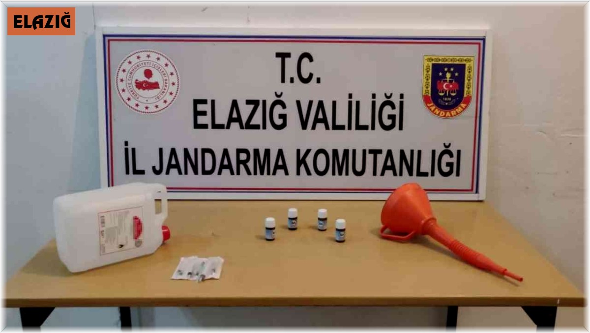 Jandarmadan kaçak içki atölyesi kurulan eve operasyon