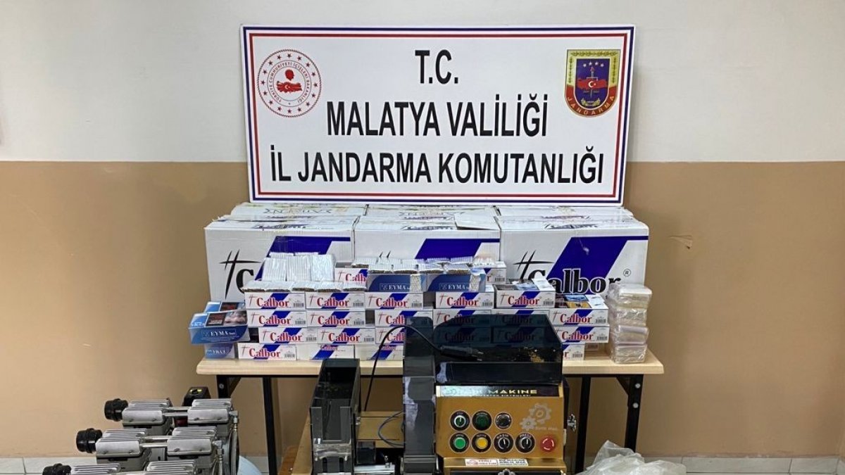 Jandarmadan kaçak sigara operasyonu