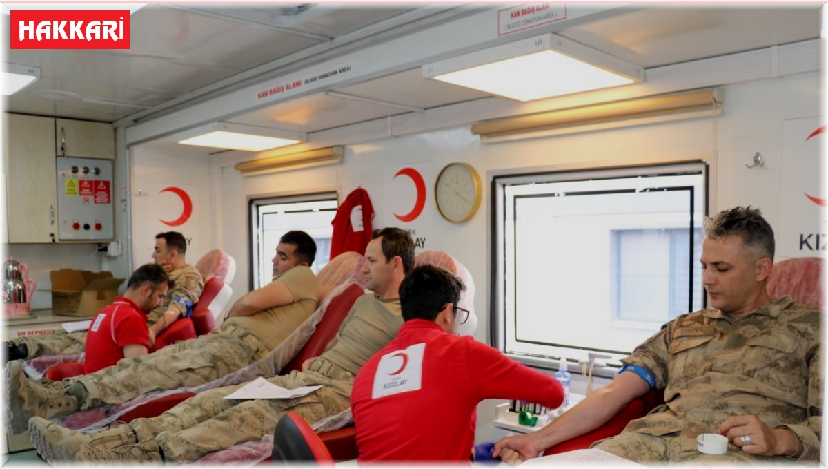 Jandarmadan kan bağışı