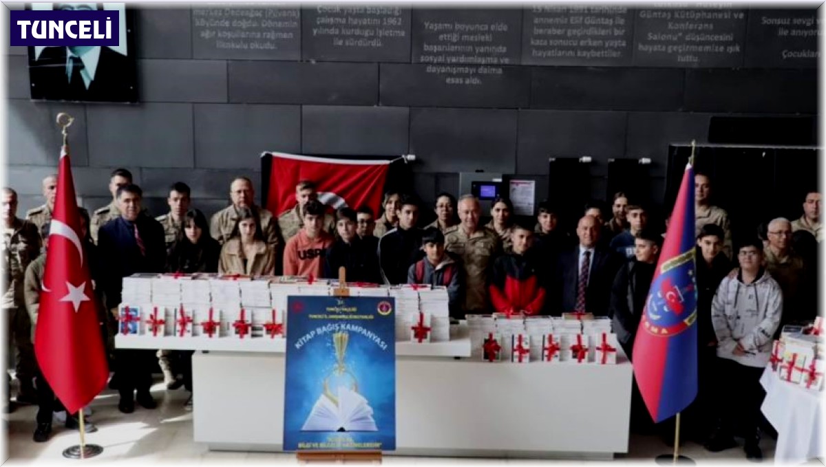 Jandarmadan kütüphaneye 5 bin kitap bağışı