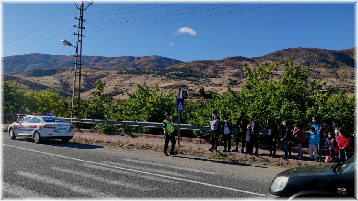 Jandarmadan yaya önceliği denetimi
