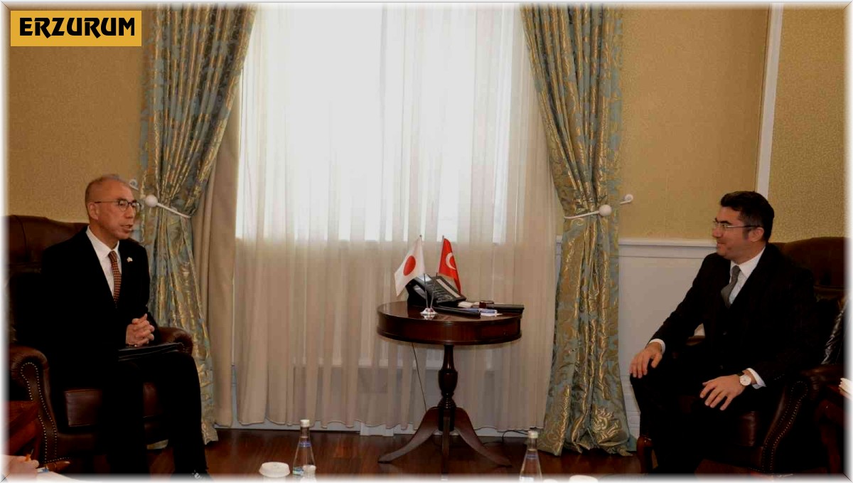 Japonya Büyükelçisi Suzuki, Vali Memiş'i ziyaret etti