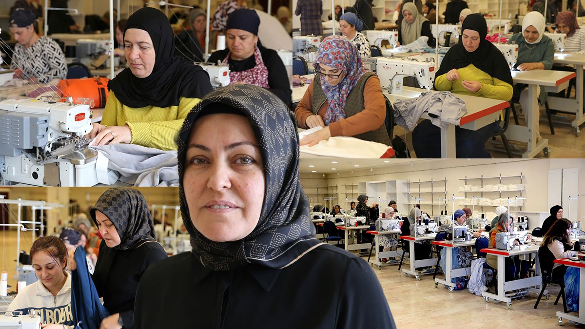 Japonya desteğiyle Ahlat'ta açılan tekstil kursunda kadınlar meslek öğreniyor