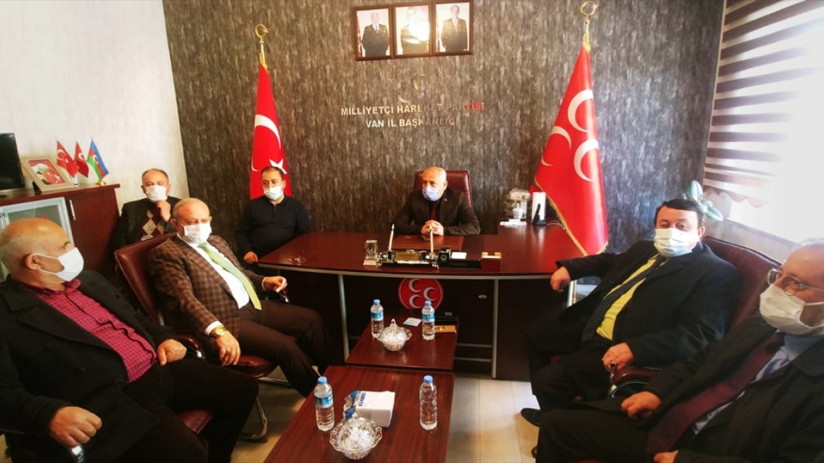 Kadim Aşiretler Federasyonu Başkanı Aslan'dan MHP'ye ziyaret