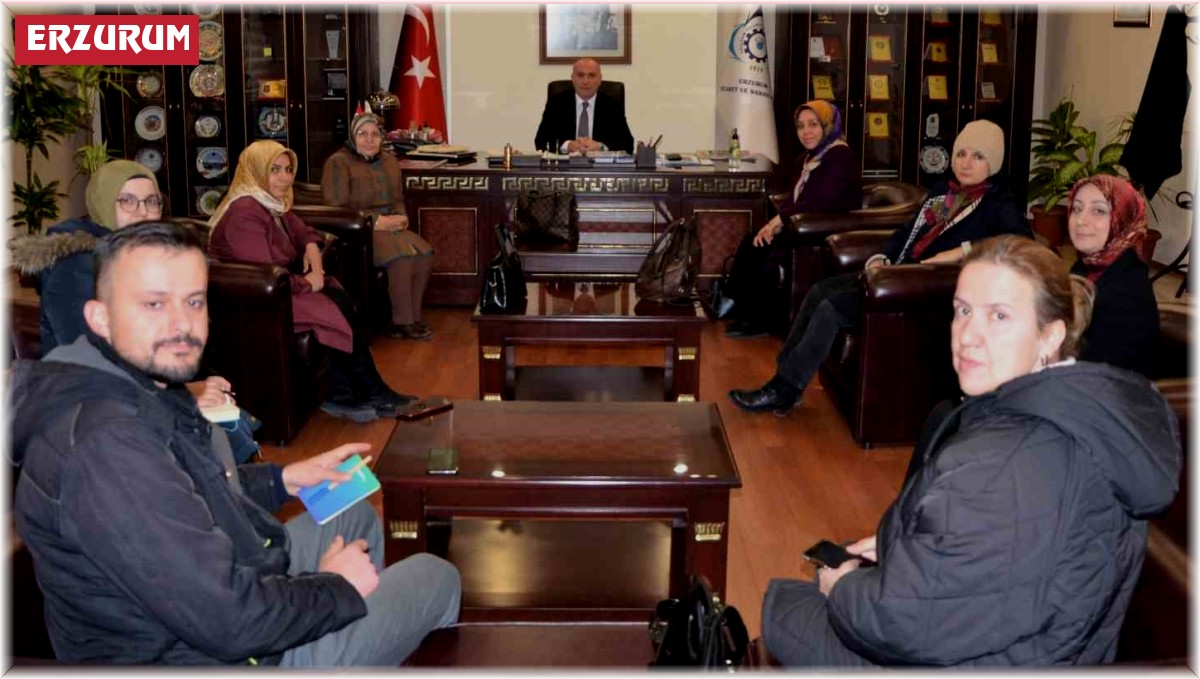 Kadın kooperatifi'nden Başkan Özakalın'a ziyaret