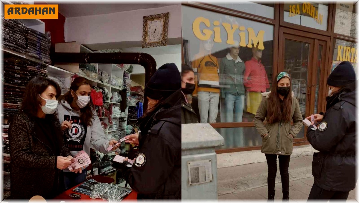 Kadına yönelik şiddet konusunda emniyet görevlileri vatandaşı bilgilendirdi