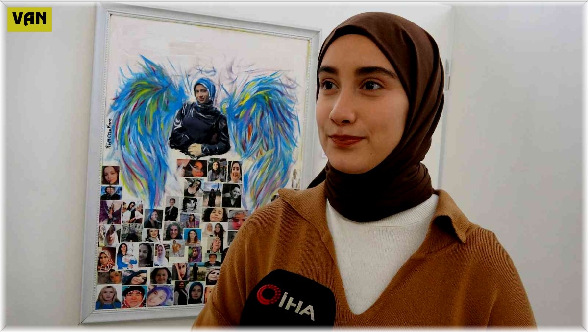 Kadına yönelik şiddete dikkat çekmek için sergi açtı