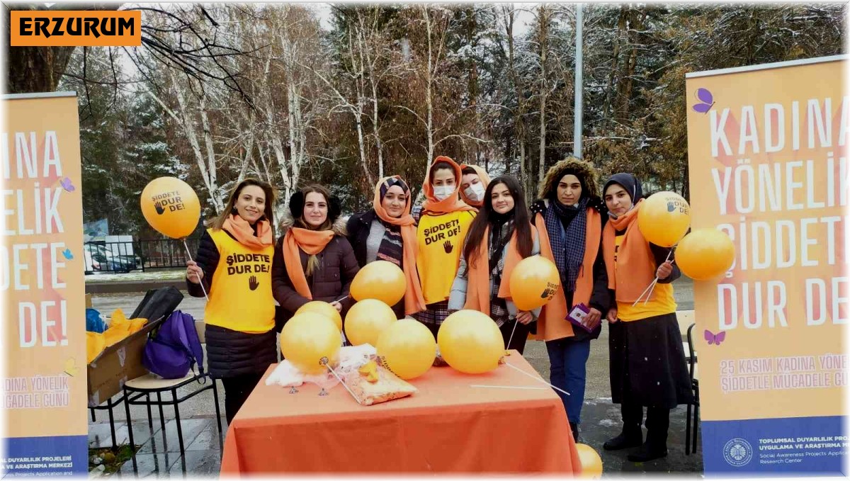 Kadına yönelik şiddete hayır dedi, KADES uygulamasını tanıttılar