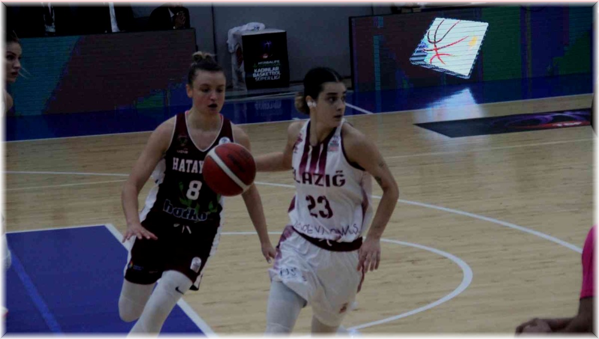 Kadınlar Basketbol Süper Ligi: Elazığ İl Özel İdare: 61 - Hatayspor: 103