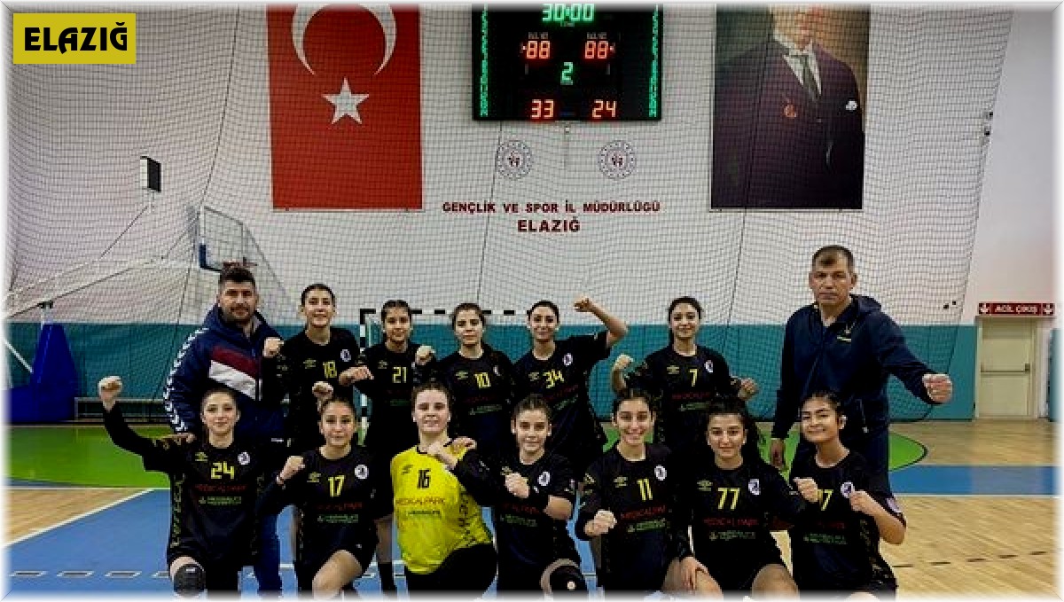 Kadınlar Hentbol 1. Lig: Elazığ SYSK: 33 - Kızıltepe Spor Lisesi SK: 24