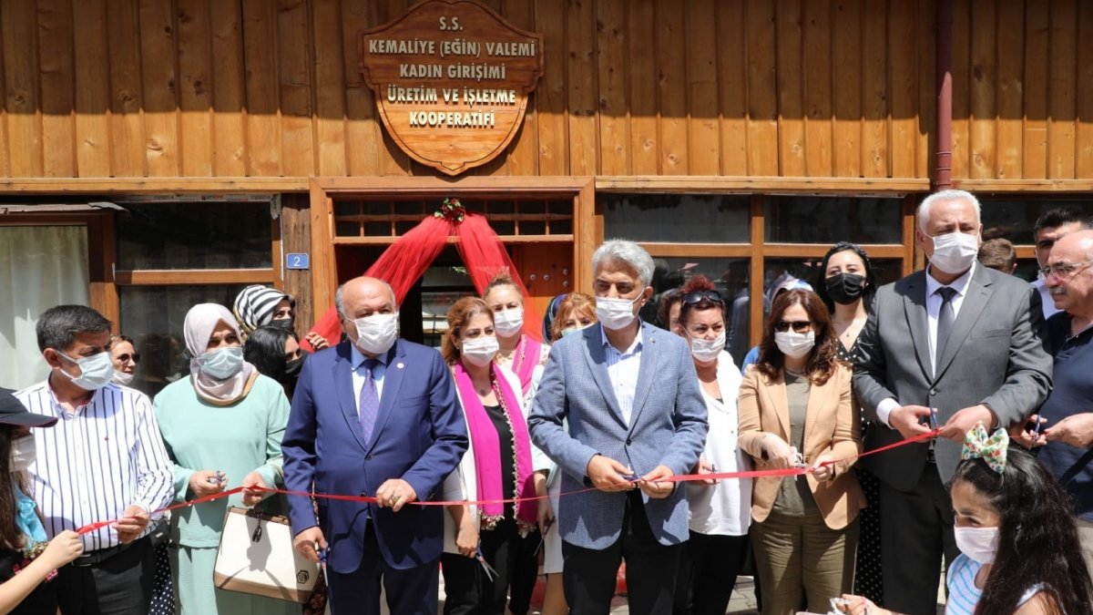 Kadınların yöresel üretime katkıda bulunmaları amacıyla kurulan kooperatif açıldı