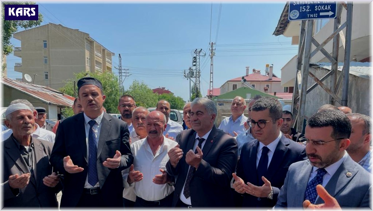 Kağızman'da doğalgaz için ilk kazma vuruldu