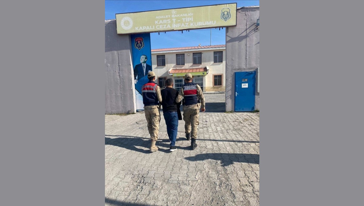 Kağızman'da hakkında 4 yıl hapis cezası bulunan 1 kişi yakalandı